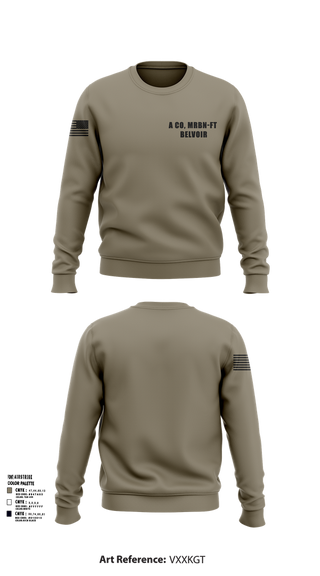 Crew Neck Sweatshirt, A CO, MRBN-FT BELVOIR, , Teamtime, Team time, sublimation, custom sports apparel, team uniforms, spirit wear, spiritwear, sports uniforms, custom shirts, team store, custom team store, fundraiser sports, apparel fundraiser