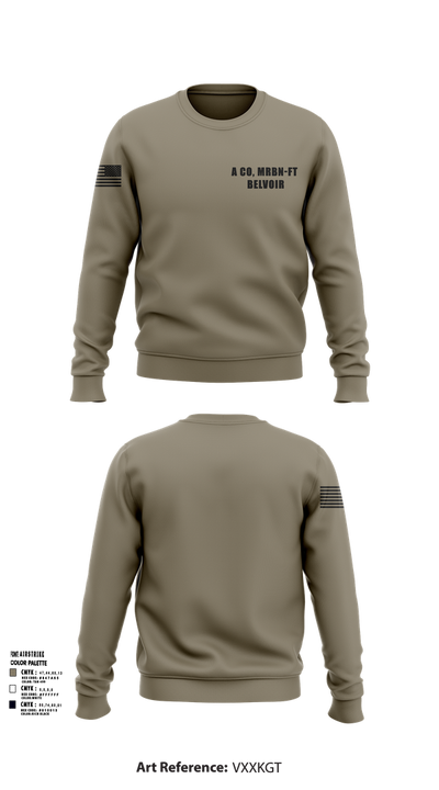 A CO, MRBN-FT BELVOIR 20432898 Crew Neck Sweatshirt - 101