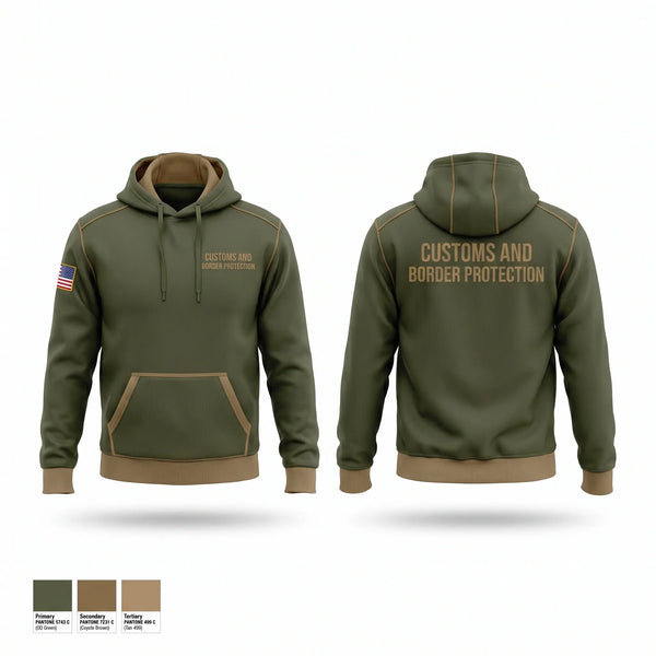 Hoodie, Customs and Border Protection, Police, Teamtime, Team time, sublimation, custom sports apparel, team uniforms, spirit wear, spiritwear, sports uniforms, custom shirts, team store, custom team store, fundraiser sports, apparel fundraiser