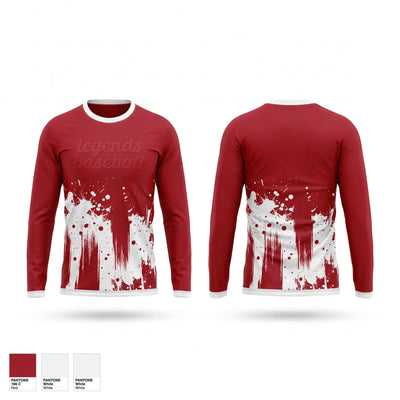legends baseball Long Sleeve Performance Shirt 2