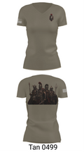 Gladiators 72698504 Women's Short Sleeve V-neck Shirt - 6