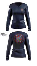 South Amboy Fire Department 87682314 Women's Long Sleeve V-neck Shirt - 1