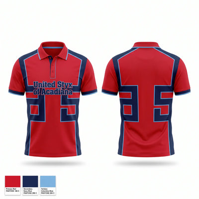 United Styx of Acadiana Short Sleeve Performance Polo - 1