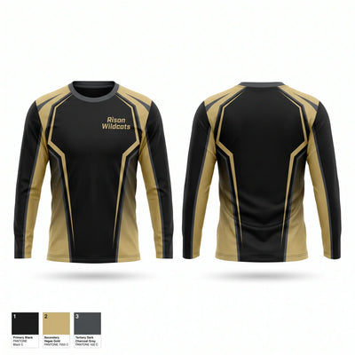 Rison Wildcats Long Sleeve Performance Shirt - 2