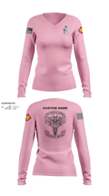 120TH MCAS 53428597 Women's Long Sleeve V-neck Shirt - 120