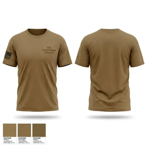 Old School Cotton Feel Shirt, 1158 Transportation Company, Army, Teamtime, Team time, sublimation, custom sports apparel, team uniforms, spirit wear, spiritwear, sports uniforms, custom shirts, team store, custom team store, fundraiser sports, apparel fundraiser