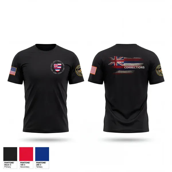 Short Sleeve Performance Shirt, Hawaii Corrections and Rehabilitation, Police, Teamtime, Team time, sublimation, custom sports apparel, team uniforms, spirit wear, spiritwear, sports uniforms, custom shirts, team store, custom team store, fundraiser sports, apparel fundraiser