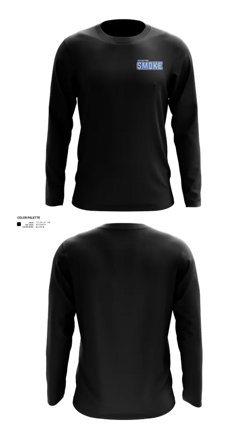 Long Sleeve Performance Shirt, South Spartanburg Smoke, Softball, Teamtime, Team time, sublimation, custom sports apparel, team uniforms, spirit wear, spiritwear, sports uniforms, custom shirts, team store, custom team store, fundraiser sports, apparel fundraiser