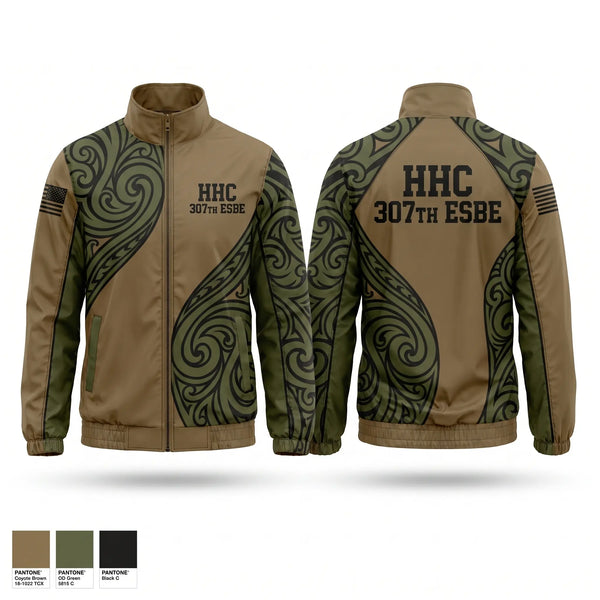 Windbreaker, HHC, 307th ESB-E, Army, Teamtime, Team time, sublimation, custom sports apparel, team uniforms, spirit wear, spiritwear, sports uniforms, custom shirts, team store, custom team store, fundraiser sports, apparel fundraiser