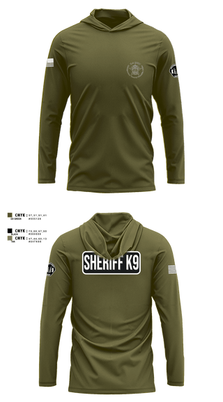 Long Sleeve Shooting Shirt, Montgomery County Sheriff’s Office K9 Unit, Police, Teamtime, Team time, sublimation, custom sports apparel, team uniforms, spirit wear, spiritwear, sports uniforms, custom shirts, team store, custom team store, fundraiser sports, apparel fundraiser