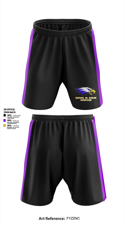 Rantoul Jr. Eagles 24320396 Athletic Shorts With Pockets - 5