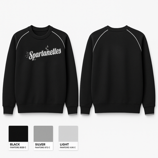 Crew Neck Sweatshirt, Shade Spartanettes (not cheer we are dance team), Cheer, Teamtime, Team time, sublimation, custom sports apparel, team uniforms, spirit wear, spiritwear, sports uniforms, custom shirts, team store, custom team store, fundraiser sports, apparel fundraiser