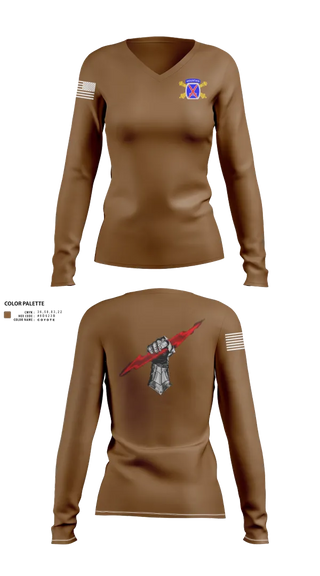 Womens Long Sleeve Vneck Shirt, 10mtn FIST, , Teamtime, Team time, sublimation, custom sports apparel, team uniforms, spirit wear, spiritwear, sports uniforms, custom shirts, team store, custom team store, fundraiser sports, apparel fundraiser