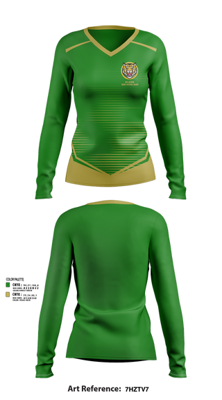 Womens Long Sleeve Vneck Shirt, McLaurin High School Band, Spirit Store, Teamtime, Team time, sublimation, custom sports apparel, team uniforms, spirit wear, spiritwear, sports uniforms, custom shirts, team store, custom team store, fundraiser sports, apparel fundraiser