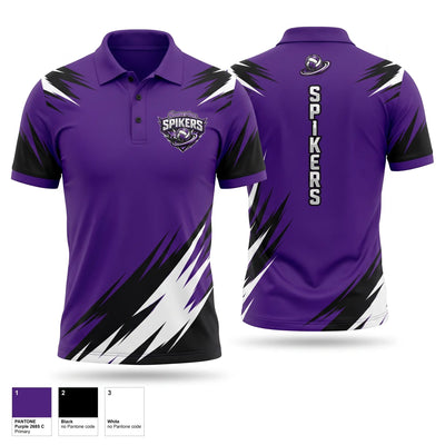 Somerton spikers Short Sleeve Performance Polo - 1