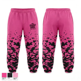 Sweatpants, The Dugout Dolls, Softball, Teamtime, Team time, sublimation, custom sports apparel, team uniforms, spirit wear, spiritwear, sports uniforms, custom shirts, team store, custom team store, fundraiser sports, apparel fundraiser