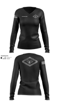 Lompoc SWAT Women's Long Sleeve V-neck Shirt - 21