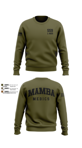 Crew Neck Sweatshirt, 559 L-MDS, Air Force, Teamtime, Team time, sublimation, custom sports apparel, team uniforms, spirit wear, spiritwear, sports uniforms, custom shirts, team store, custom team store, fundraiser sports, apparel fundraiser