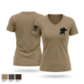 LEA-S 42311607 Women's Short Sleeve V-neck Shirt - 1