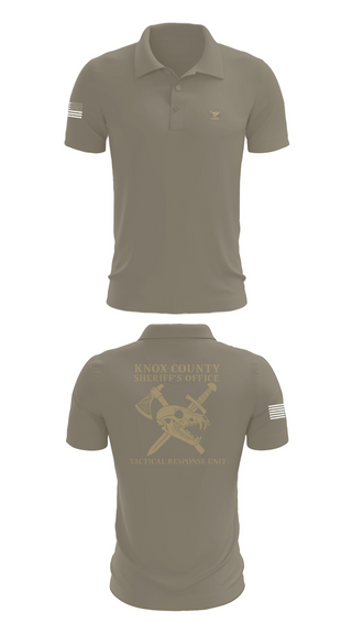 Short Sleeve Performance Polo, KNOX COUNTY SHERIFF’S OFFICE TACTICAL RESPONSE UNIT, Police, Teamtime, Team time, sublimation, custom sports apparel, team uniforms, spirit wear, spiritwear, sports uniforms, custom shirts, team store, custom team store, fundraiser sports, apparel fundraiser