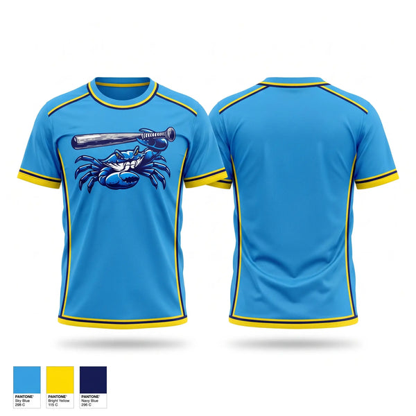 Soft Poly Tee Cotton Like Feel, Annapolis Area Hammers, Baseball, Teamtime, Team time, sublimation, custom sports apparel, team uniforms, spirit wear, spiritwear, sports uniforms, custom shirts, team store, custom team store, fundraiser sports, apparel fundraiser