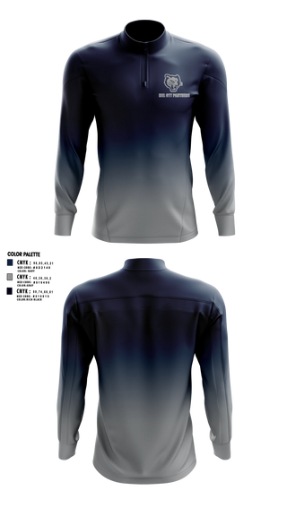 Quarter Zip Jacket, Mel Ott Panthers, Baseball, Teamtime, Team time, sublimation, custom sports apparel, team uniforms, spirit wear, spiritwear, sports uniforms, custom shirts, team store, custom team store, fundraiser sports, apparel fundraiser