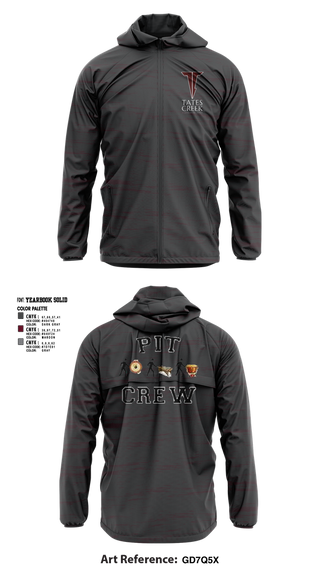 Windbreaker, Tates Creek Commodore Marching Band, , Teamtime, Team time, sublimation, custom sports apparel, team uniforms, spirit wear, spiritwear, sports uniforms, custom shirts, team store, custom team store, fundraiser sports, apparel fundraiser