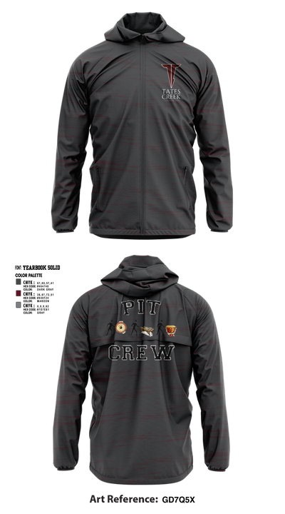 Tates Creek Commodore Marching Band 89395376 Windbreaker - 1 (1)