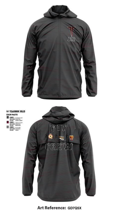 Windbreaker, Tates Creek Commodore Marching Band, , Teamtime, Team time, sublimation, custom sports apparel, team uniforms, spirit wear, spiritwear, sports uniforms, custom shirts, team store, custom team store, fundraiser sports, apparel fundraiser