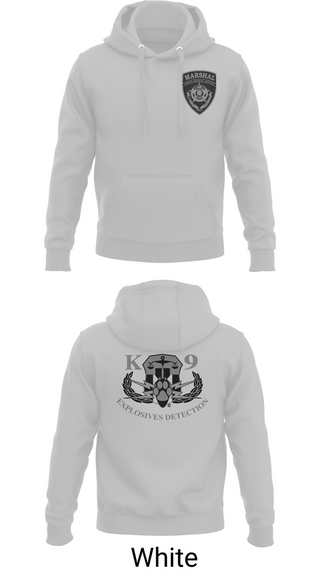 Hoodie, Judicial Marshal Explosive Detection, Police, Teamtime, Team time, sublimation, custom sports apparel, team uniforms, spirit wear, spiritwear, sports uniforms, custom shirts, team store, custom team store, fundraiser sports, apparel fundraiser