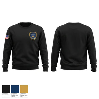 Crew Neck Sweatshirt, Bibb County BOE Police Department, Police, Teamtime, Team time, sublimation, custom sports apparel, team uniforms, spirit wear, spiritwear, sports uniforms, custom shirts, team store, custom team store, fundraiser sports, apparel fundraiser