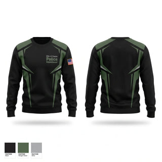 Crew Neck Sweatshirt, City of Cayce Police Department, Police, Teamtime, Team time, sublimation, custom sports apparel, team uniforms, spirit wear, spiritwear, sports uniforms, custom shirts, team store, custom team store, fundraiser sports, apparel fundraiser