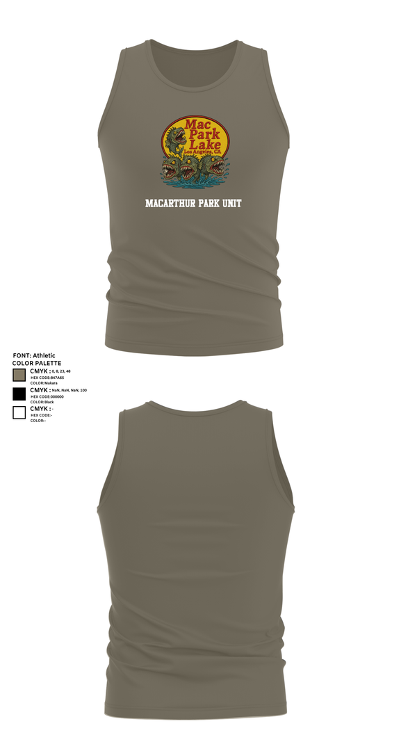 Tank Top, MACARTHUR PARK UNIT, , Teamtime, Team time, sublimation, custom sports apparel, team uniforms, spirit wear, spiritwear, sports uniforms, custom shirts, team store, custom team store, fundraiser sports, apparel fundraiser