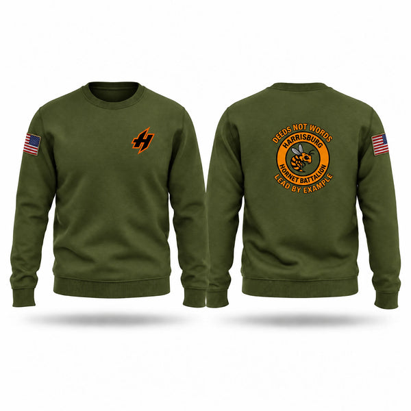 Crew Neck Sweatshirt, Harrisburg Hornet Battalion, Army, Teamtime, Team time, sublimation, custom sports apparel, team uniforms, spirit wear, spiritwear, sports uniforms, custom shirts, team store, custom team store, fundraiser sports, apparel fundraiser