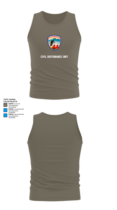 Civil Disturbance Unit 55553252 Tank Top - 75