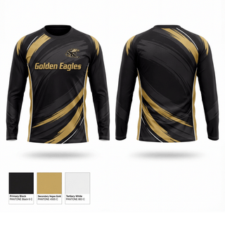 Long Sleeve Performance Shirt, Staunton River Golden Eagles, Cheer, Teamtime, Team time, sublimation, custom sports apparel, team uniforms, spirit wear, spiritwear, sports uniforms, custom shirts, team store, custom team store, fundraiser sports, apparel fundraiser