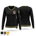 200 Bravo Women's Long Sleeve V-neck Shirt - 1