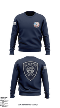 El Centro Police Department SWAT 88532386 Crew Neck Sweatshirt - 1