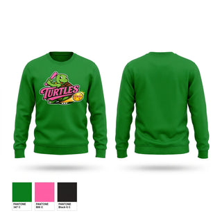 Crew Neck Sweatshirt, Turtles, Softball, Teamtime, Team time, sublimation, custom sports apparel, team uniforms, spirit wear, spiritwear, sports uniforms, custom shirts, team store, custom team store, fundraiser sports, apparel fundraiser