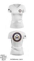 NSCS 5446816 Women's Short Sleeve V-neck Shirt - 2
