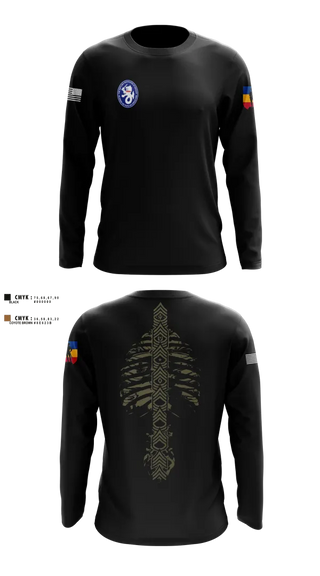 Long Sleeve Performance Shirt, 1st BN 515th RTI, Army, Teamtime, Team time, sublimation, custom sports apparel, team uniforms, spirit wear, spiritwear, sports uniforms, custom shirts, team store, custom team store, fundraiser sports, apparel fundraiser