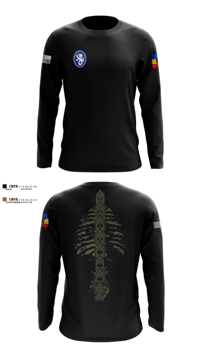 1st BN 515th RTI 17257625 Long Sleeve Performance Shirt 9