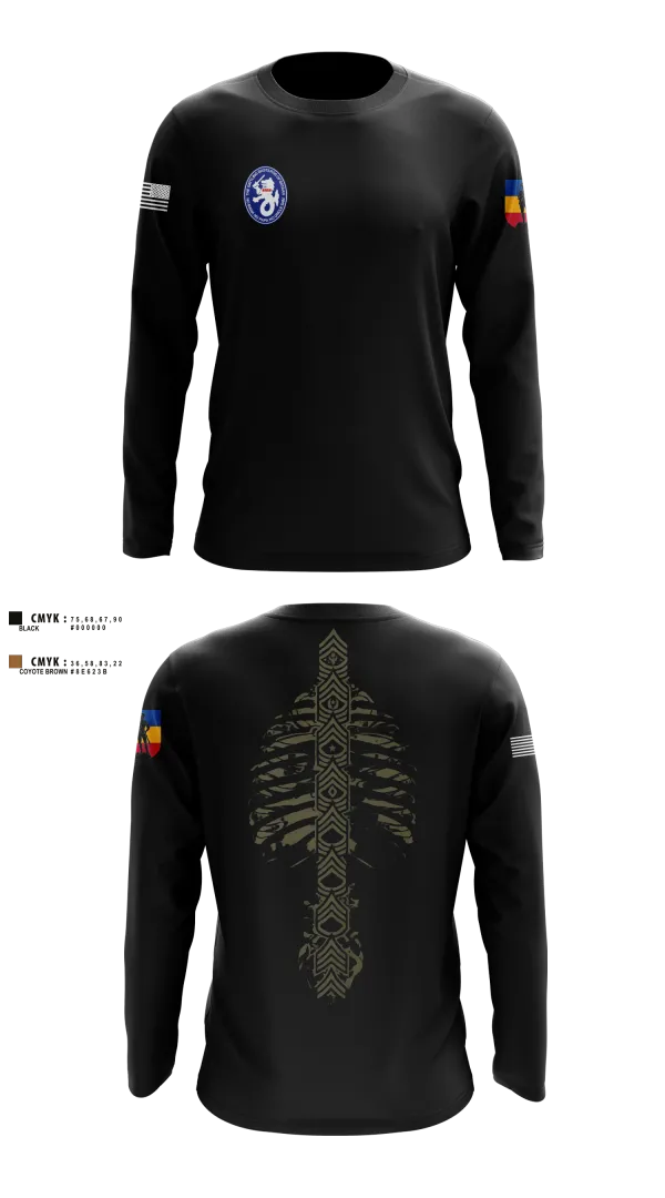 Long Sleeve Performance Shirt, 1st BN 515th RTI, Army, Teamtime, Team time, sublimation, custom sports apparel, team uniforms, spirit wear, spiritwear, sports uniforms, custom shirts, team store, custom team store, fundraiser sports, apparel fundraiser