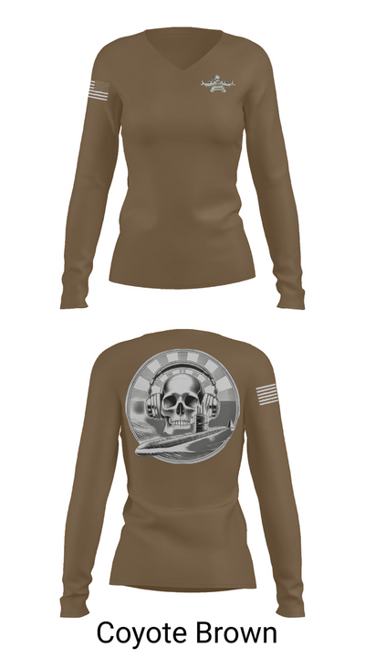 Sonar 48657702 Women's Long Sleeve V-neck Shirt - 16