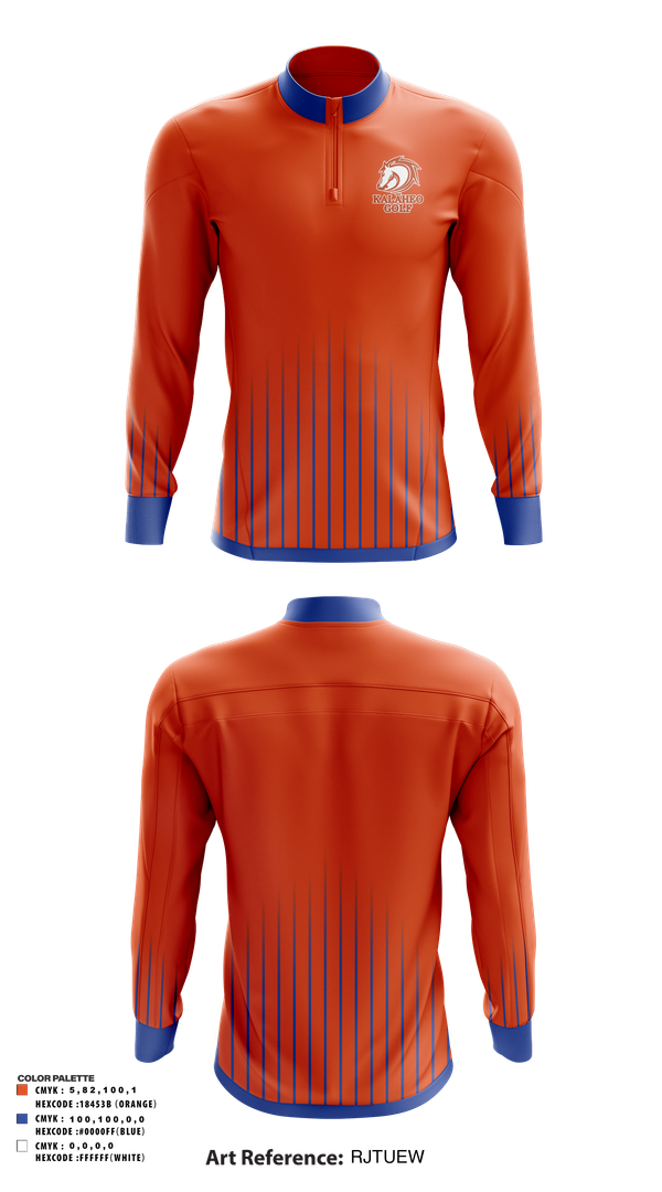 Quarter Zip Jacket, Kalaheo Golf, Golf, Teamtime, Team time, sublimation, custom sports apparel, team uniforms, spirit wear, spiritwear, sports uniforms, custom shirts, team store, custom team store, fundraiser sports, apparel fundraiser