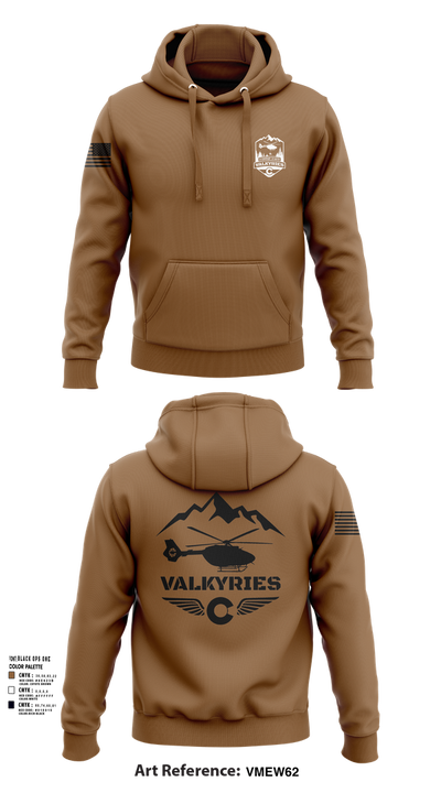 D CO, 3/140th AVN 8731830 Hoodie - 11
