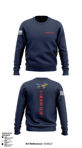 Crew Neck Sweatshirt, Blackfoot Company Run Club, Army, Teamtime, Team time, sublimation, custom sports apparel, team uniforms, spirit wear, spiritwear, sports uniforms, custom shirts, team store, custom team store, fundraiser sports, apparel fundraiser