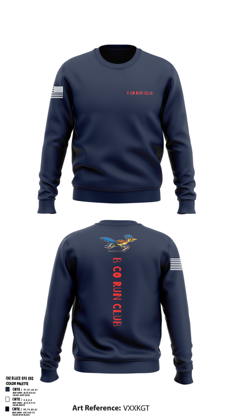 Crew Neck Sweatshirt, Blackfoot Company Run Club, Army, Teamtime, Team time, sublimation, custom sports apparel, team uniforms, spirit wear, spiritwear, sports uniforms, custom shirts, team store, custom team store, fundraiser sports, apparel fundraiser