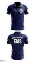 Manatee County EMS Short Sleeve Performance Polo - 6