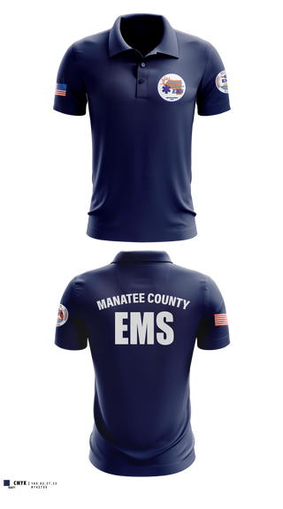 Short Sleeve Performance Polo, Manatee County EMS, EMS/EMT, Teamtime, Team time, sublimation, custom sports apparel, team uniforms, spirit wear, spiritwear, sports uniforms, custom shirts, team store, custom team store, fundraiser sports, apparel fundraiser